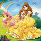 Disney Belle Cinderella Rapunzel Puzzle 3x49 Pieces