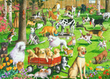 At the Dog Park Puzzle - 500 piece Large Format
