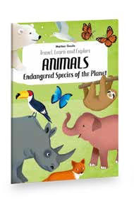 Travel, Learn and Explore Puzzle and Book Set - ANIMALS Endangered Species of the Planet