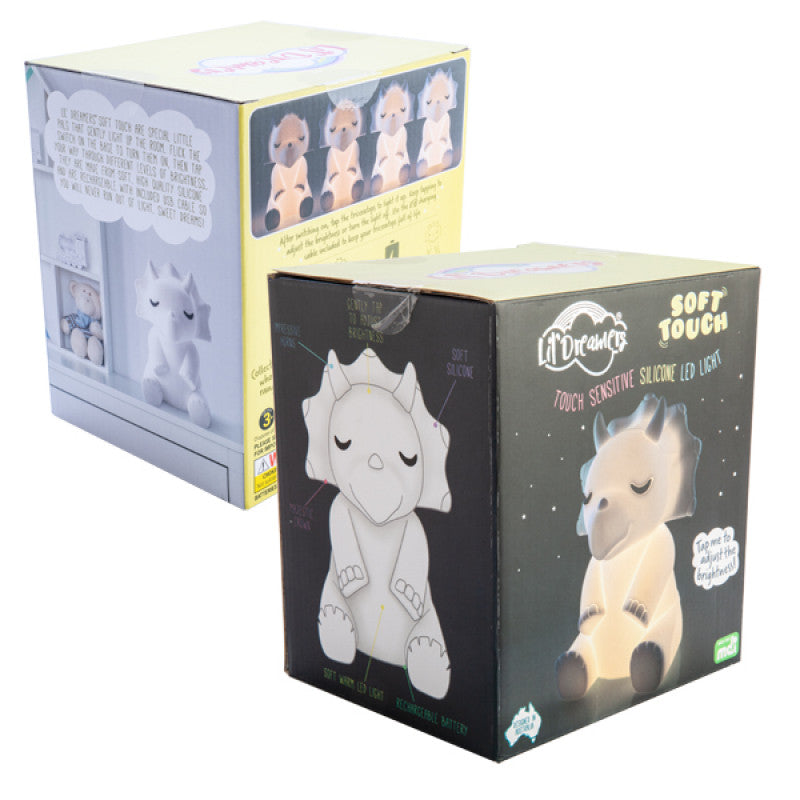 Soft Touch LED Lamp - Triceratops