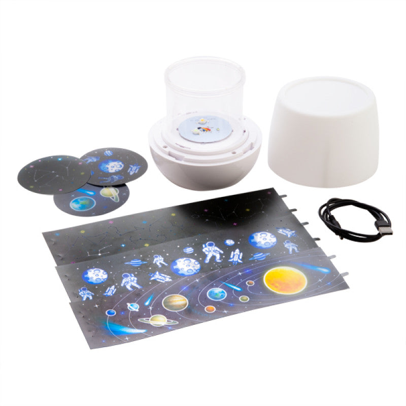 Rotating LED Projector Night Light - Space