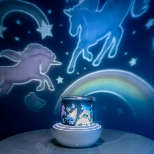 Rotating LED Projector Night Light - Unicorn