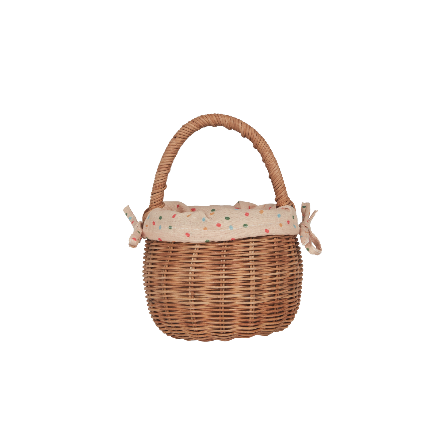 Rattan Berry Basket with Lining – Gumdrop