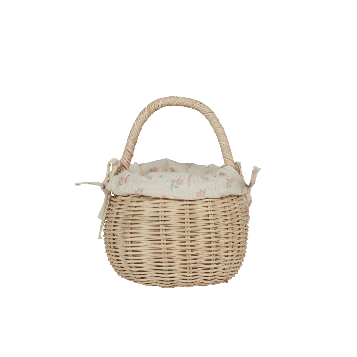 Rattan Berry Basket with Lining – Pansy