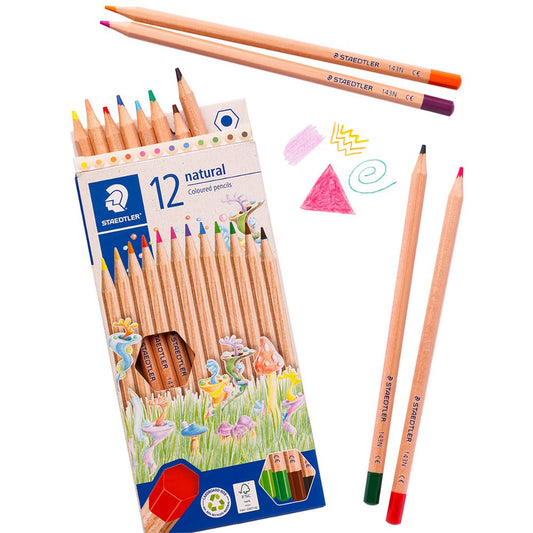 Staedtler Natural Colour Pencils 12 Pack
