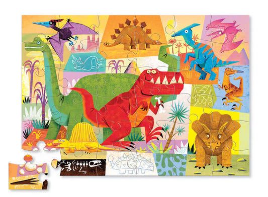 Crocodile Creek Classic Floor Puzzle 36 pc -Dinosaur
