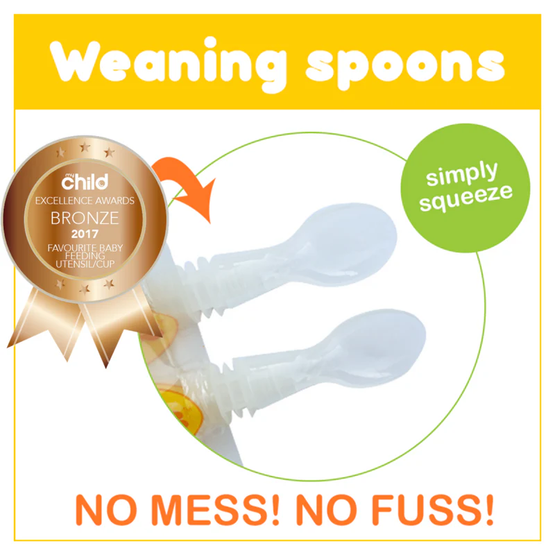 Sinchies Screw On Weaning Spoons (2 Pack)