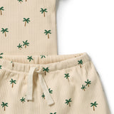 Tiny Palm Organic Short Sleeve Pyjamas