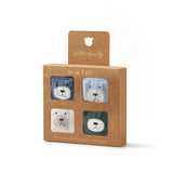 Organic 4pk Baby Socks - Blues