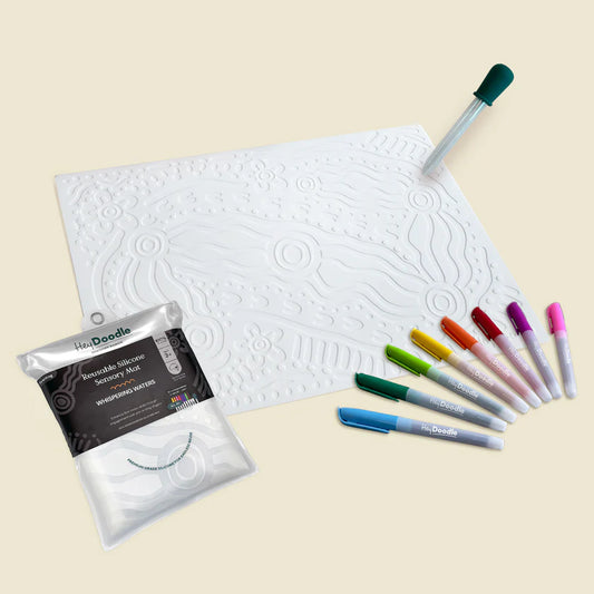 Hey Doodle Sensory Mat - Whispering Waters