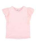 Pink Broderie Tee
