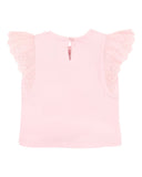 Pink Broderie Tee