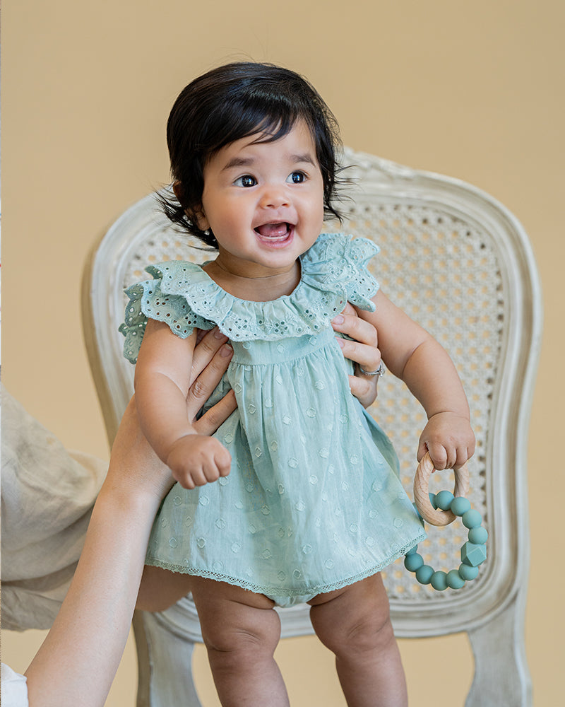 ANYA Dobby Overlay Bodysuit