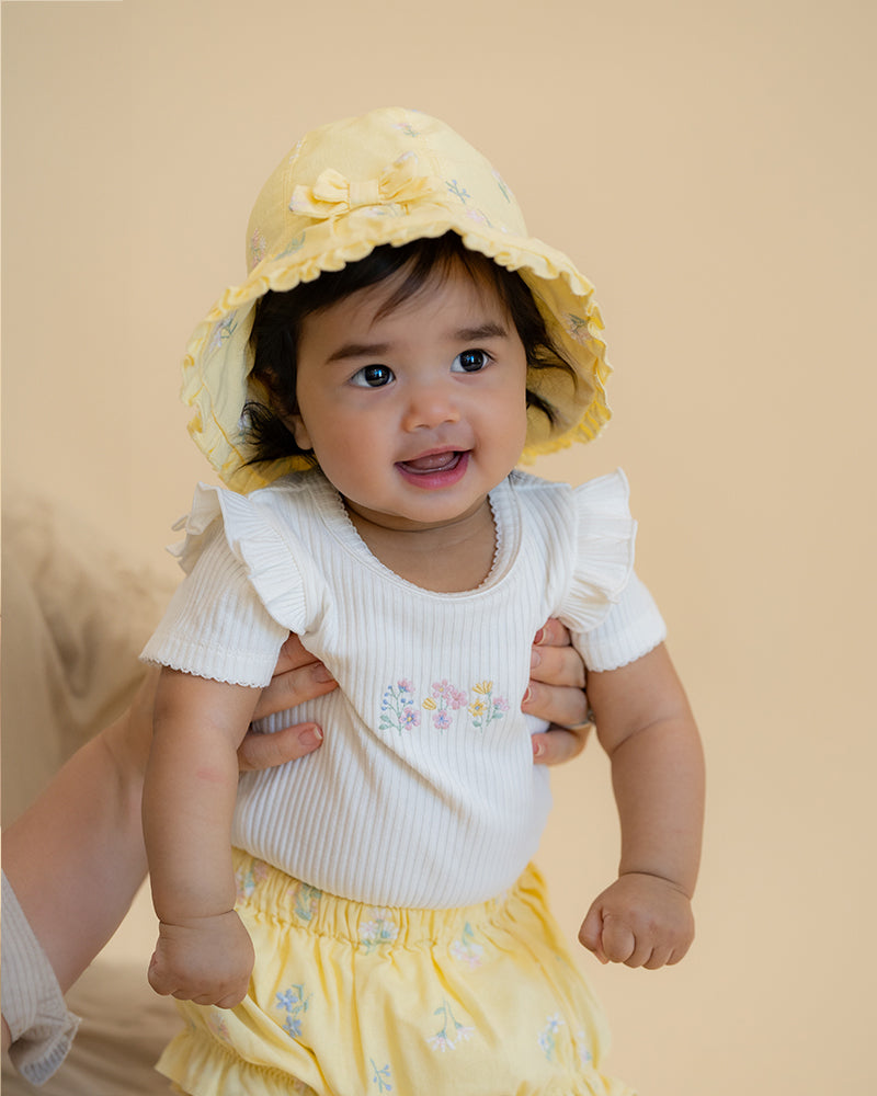 BONNIE Organic Embroidered Bodysuit