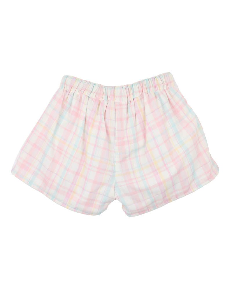 MADELYN Check Shorts