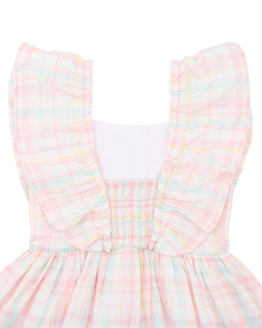MADELYN Check Dress