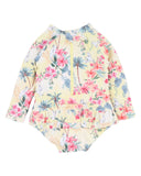 Milana Yellow Long Sleeve Sunsuit