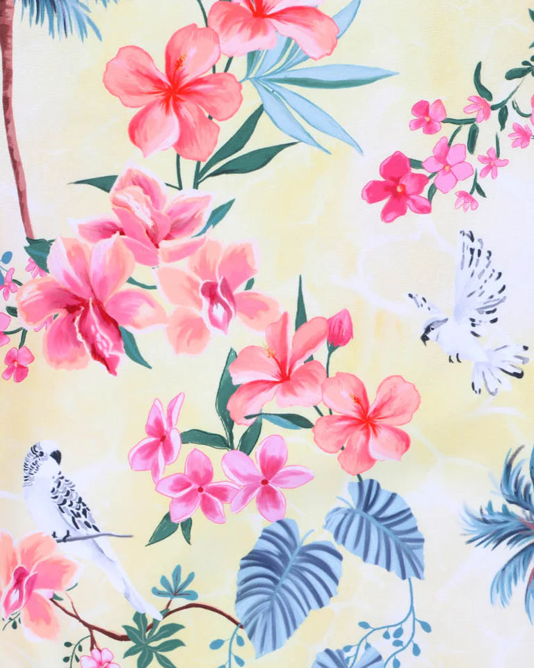 MILANA Yellow Long Sleeve Sunsuit