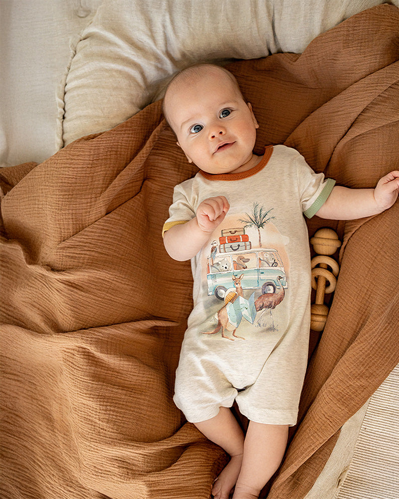 IVAN Camp Scene SS Romper