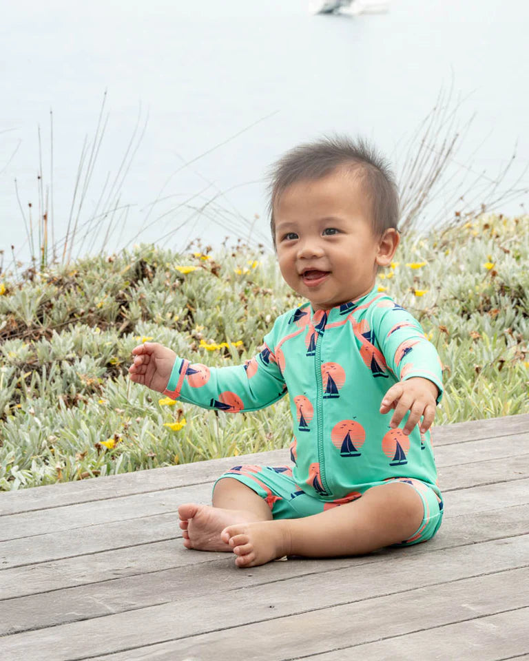 JARVIS Green Long Sleeve Rash Suit