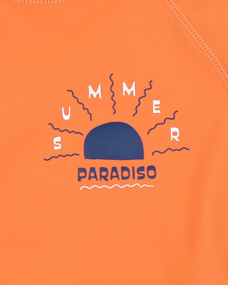 CONWAY Burnt Orange Rash Top