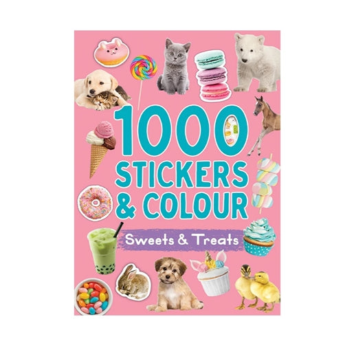 Sweets & Treats 1000 stickers & colour