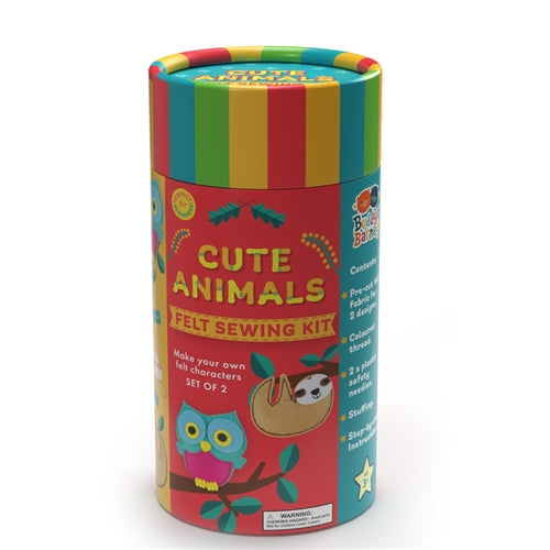 Felt Sewing Kit Tube - Cute Animals