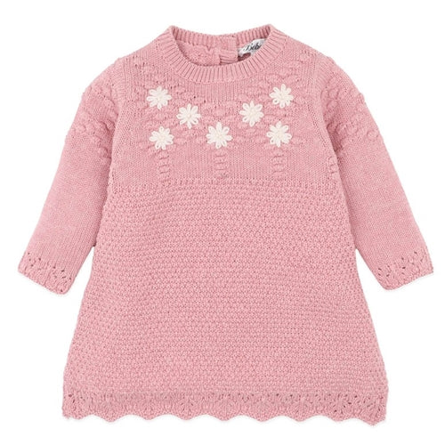 Winnie Hand Embroidered Organic Knit Dress