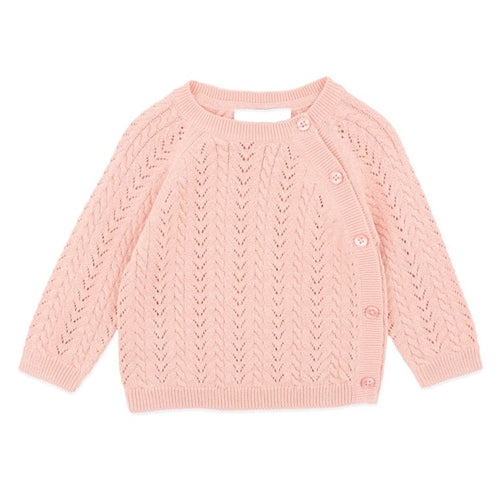 Gemma Organic Pointelle Knitted Jumper