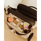 Signature Pram Caddy - Oat Dimple Vegan Leather
