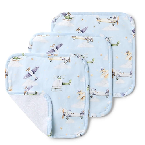 Taking Flight Organic Wash Cloth - 3pk