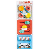 PLAY TAB - Sensory set 6 (Pulleys, Sliders, Spinners)