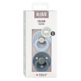 BIBS Dummies - Symmetrical - Baby Blue/Petrol