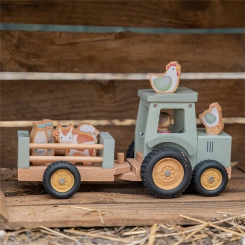 Little Farm Tractor With Trailer