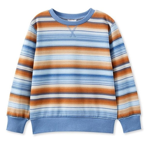 Ombre Stripe Fleece Sweat