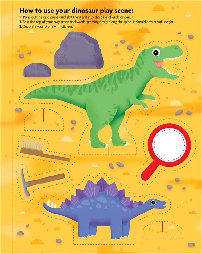 Dinosaurs Funfacts - Sticker Activity Book