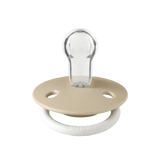 BIBS Dummies De Lux - GLOW - Silicone - Blush/Vanilla