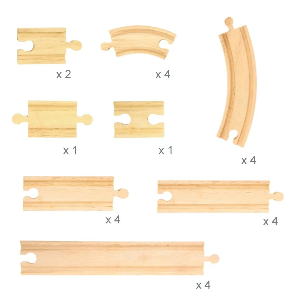 Bigjigs Rail - Curves and Strights Expansion Pack