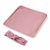 Jewel Organic Jersey Wrap & Topknot Set