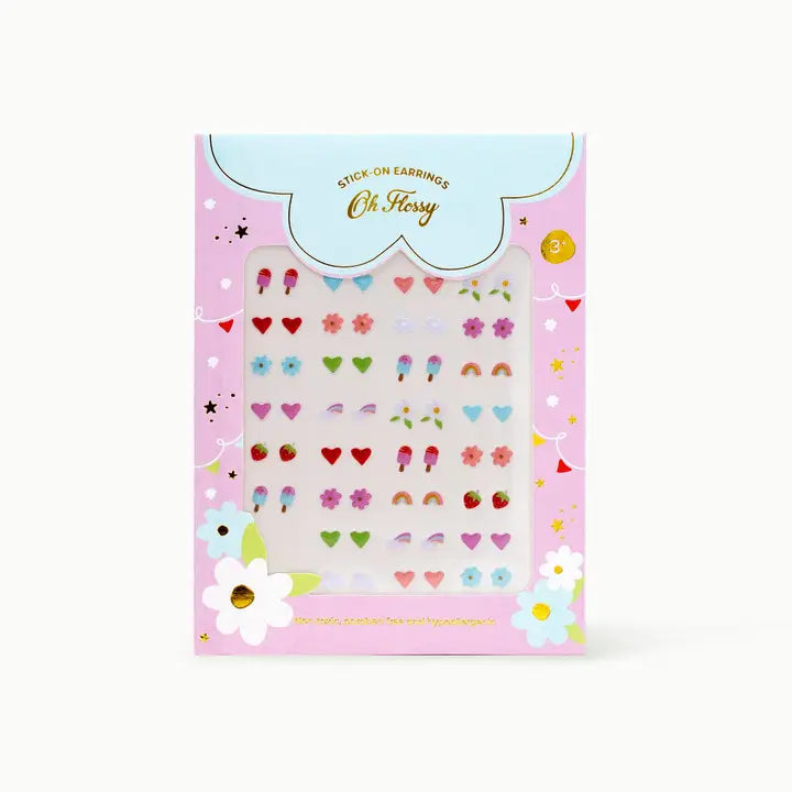 Oh Flossy Kids Stick On Earrings