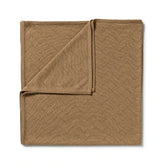 Ginger Snap Organic Knitted Pointelle Blanket