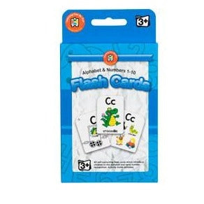 Flash Cards - Alphabet & Numbers 1-10