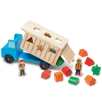 Shape-Sorting Dump Truck