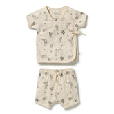 Whispering Willows Organic Kimono Set