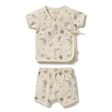 Whispering Willows Organic Kimono Set