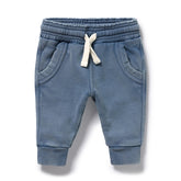 Twilight Blue Organic Terry Sweat Pants