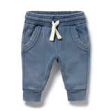 Twilight Blue Organic Terry Sweat Pants