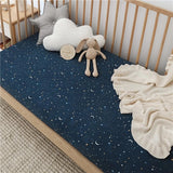 Starry Night Organic Fitted Cot Sheet