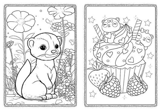 Sweets & Treats 1000 stickers & colour