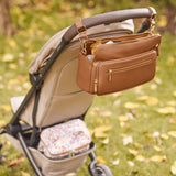 Multitasker Pram Caddy - Chestnut Brown Vegan